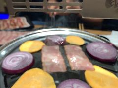 调味猪五花-九田家黑牛烤肉料理(衡百国际店)