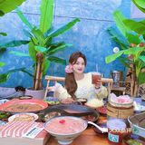 在花海里吃火锅是一种什么体验⁉