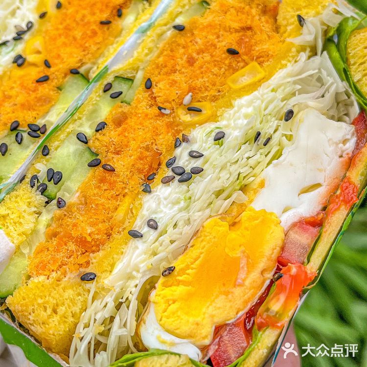 河西大学城💰10r的三明治🥪料多到快溢出来