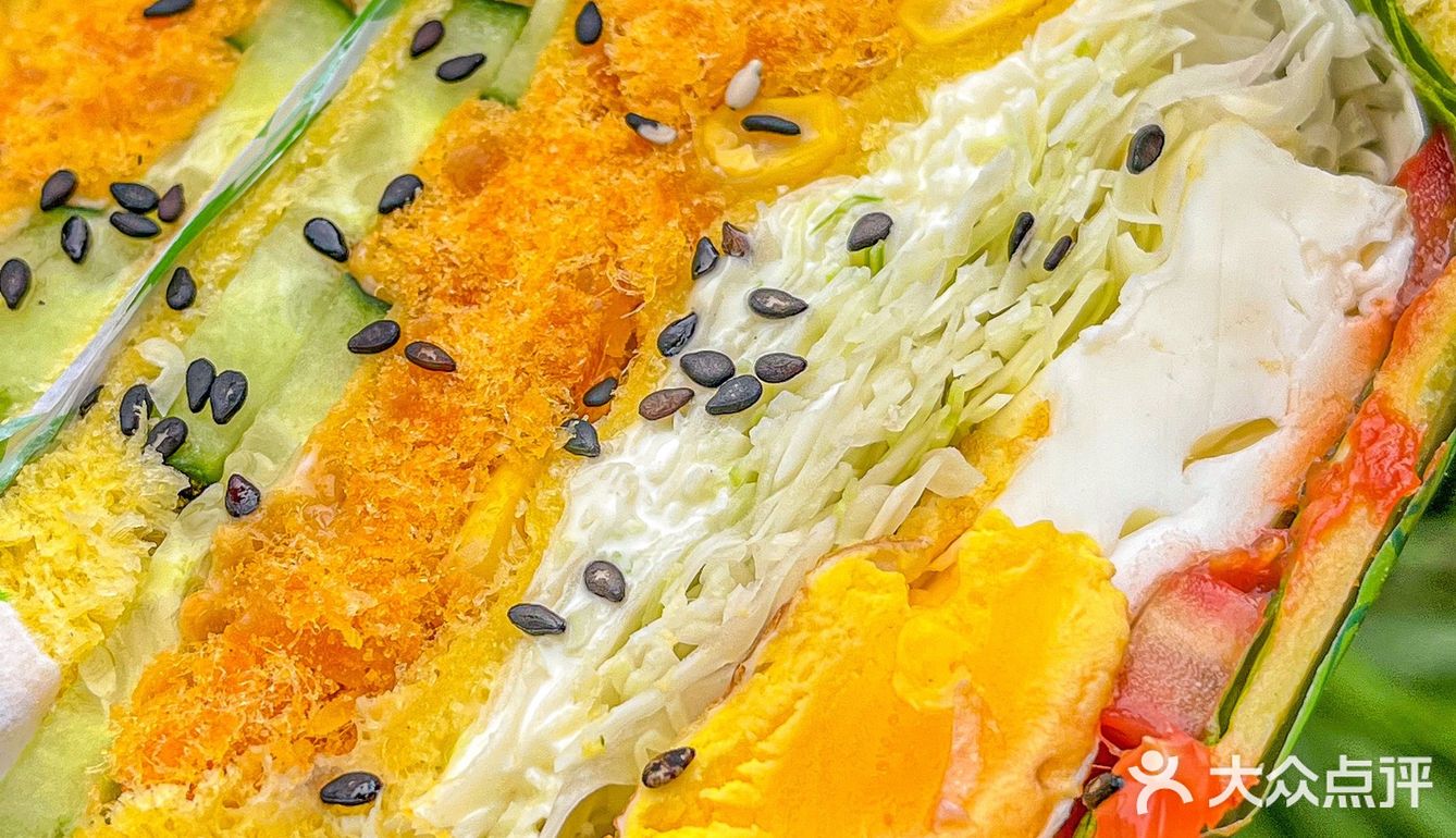 河西大学城💰10r的三明治🥪料多到快溢出来