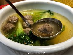 牛肉丸青菜汤-百年银屏蚝烙·潮汕菜·非遗(乐山店)
