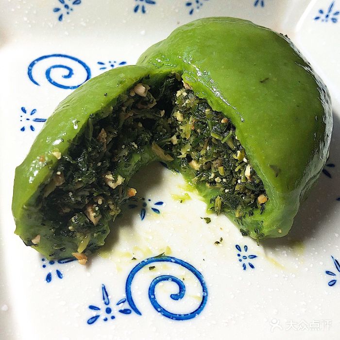 王家沙点心店(南京西路总店)咸味素青团图片 - 第5张