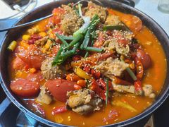 -贵州辣子鸡番茄鸡