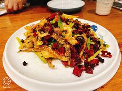 香辣鱿鱼头-四合院海鲜小厨(旱西关店)
