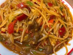 酸菜土豆丝拌面-托克逊老四号餐厅