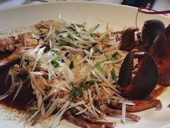 蒜香焗龙虾-开海·红岛海鲜虾水饺(石老人店)