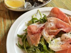 芝麻菜沙拉配风干火腿-羽深肉铺 Steak & Wine