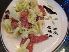 有机花菜炒腊味-粤色·老广州茶餐厅(河南商会大厦店)