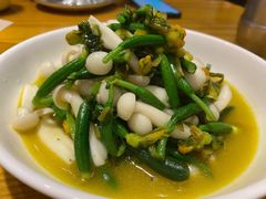 鲜菌黄瓜花-丁记盐蘸牛肉·新杭菜(河东路店)