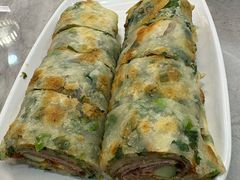 葱饼卷牛肉-台北楚楚园馅饼粥(虹桥南丰城店)