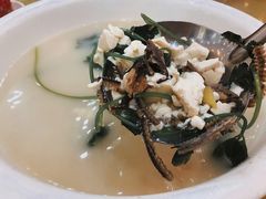 鳝骨豆腐芫茜汤-台山美食一绝阿四台山黄鳝饭(阿四创作店)