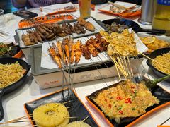 -宝记烧烤·碳锅羊肉·羊蝎子火锅·夜食社(文体路创始店)