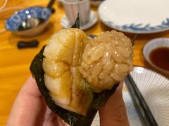 火炙扇贝寿司-鮨清日本料理
