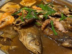 -东来菜馆•手抓海鲜家常菜•海鲜锅贴(鸽子窝店)