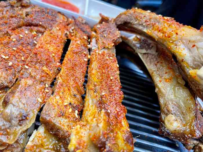 玫瑰红碳烤羊排(常营店)-"种草了很久的玫瑰红羊排～今日来拔草～我.