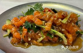 Garlic Mixed Salmon