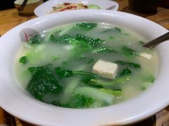 小白菜豆腐汤-老滇山寨•云南特色菜•地方菜•民族风情歌舞表演(金碧店)