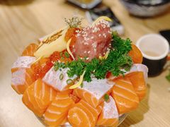 三文鱼爆丼饭-無雙居酒屋(北京路店)