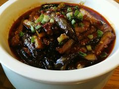 鱼香茄子煲-去茶去餐厅(中央大街店)