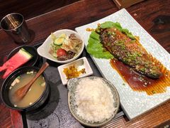 酱烧青花鱼定食-石屋料理(南京西路店)