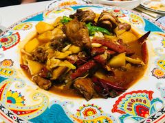新疆沙湾大盘鸡-巴依老爷新疆美食(清华东门店)