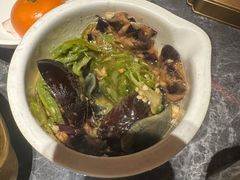 皮蛋辣椒擂茄子-炊烟小炒黄牛肉(浦东世纪汇店)