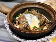 黄鳝窝蛋牛肉片双拼煲仔饭-红星光发煲仔饭(大石街店)