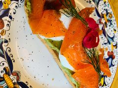烟熏三文鱼吐司-Alimentari早午餐(安福路店)