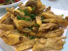 椒盐豆腐鱼-渔中舟海鲜大排档(普陀沈家门店)