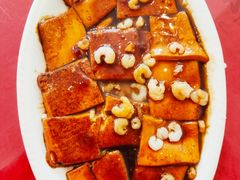 虾仁豆腐-益民农家乐