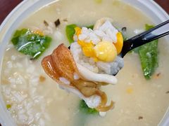 象拔蚌扇贝粥-适口餐厅砂锅粥(公信路总店)