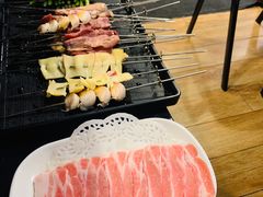 -長壹旋转烤吧 农家鸡火锅