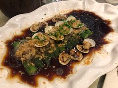 海鲜粉丝蒜茸蒸秋葵-荔枝苑养生餐厅(尊尚领地店)