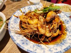 老头儿油爆沼虾-老头儿油爆虾(胜利河美食街店)