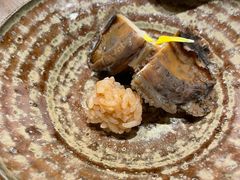 矶煮鲍鱼配鲍鱼肝酱-小十Omakase(地王大厦店)