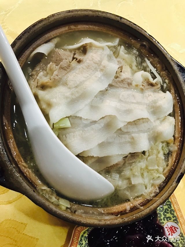 砂锅居招牌菜三白图片