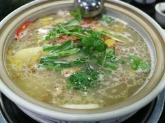 清汤豆米中锅-黔府豆米火锅野菜馆(南马店)