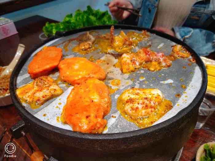 夫子烤肉(含浦店)-"第二次老妹来请客同学吃烤肉购买的套餐很.