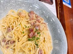 生奶油培根意大利面-玛格萝妮比萨屋(四平店)