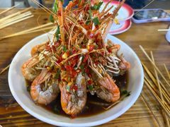 芥末罗氏虾-冶建镜子·老南昌大排档·江西虾王(总店)