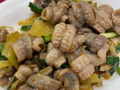 酸菜炒鱼肠-蛇口康乐快餐鱼仔档(翠苑小区店)