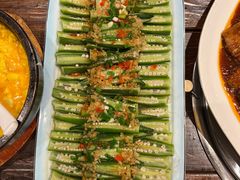 蒜蓉粉丝蒸秋葵-玫瑰园(中央路店)