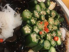 捞汁秋葵-宏达老菜馆(东安街店)