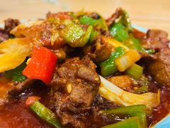 -歹歹的加个面过油肉拌面