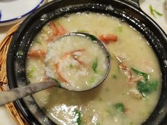 鲜虾干贝砂锅粥-肉神潮汕卤鹅