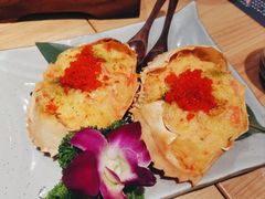 芝士焗蟹宝-鲔吞·和牛寿喜烧(闵行区绿瘦酒店)