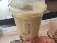 焦糖芝士厚蛋糕风味奶茶-肯德基(磐谷DT店)