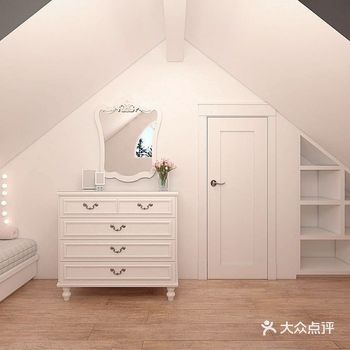 粉白色系的女儿房 女孩子对粉嫩，的颜色都毫无抵抗力吧