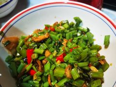 空心菜梗炒油渣-湘江大码头·龙虾馆(渔人码头一店)