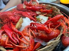 高压锅蒸大虾-蚝翅·海鲜粥·烧烤·宁夏滩羊季(玉米楼店)